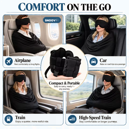 3-in-1 Sleep Mask That Holds Your Head Up